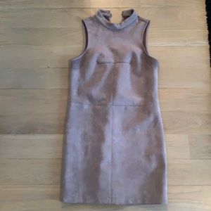 Suede dress